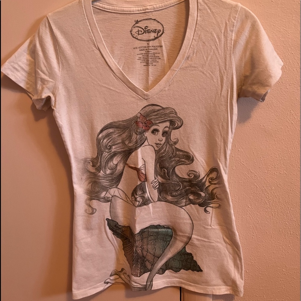The Little Mermaid V Neck Tshirt